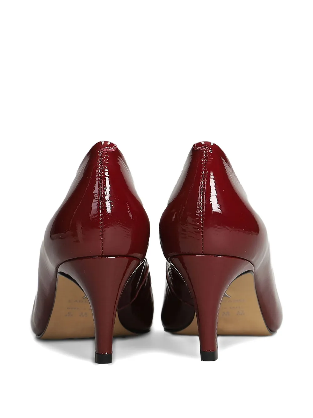 CARRANO 63 mm pumps met puntige neus Rood