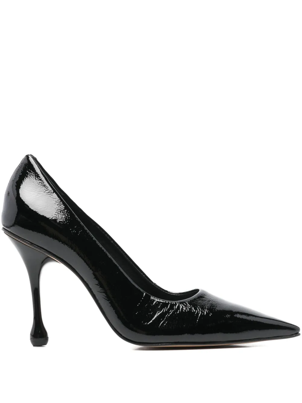 Carrano 95mm Leather Heeled Pumps In Animal Print