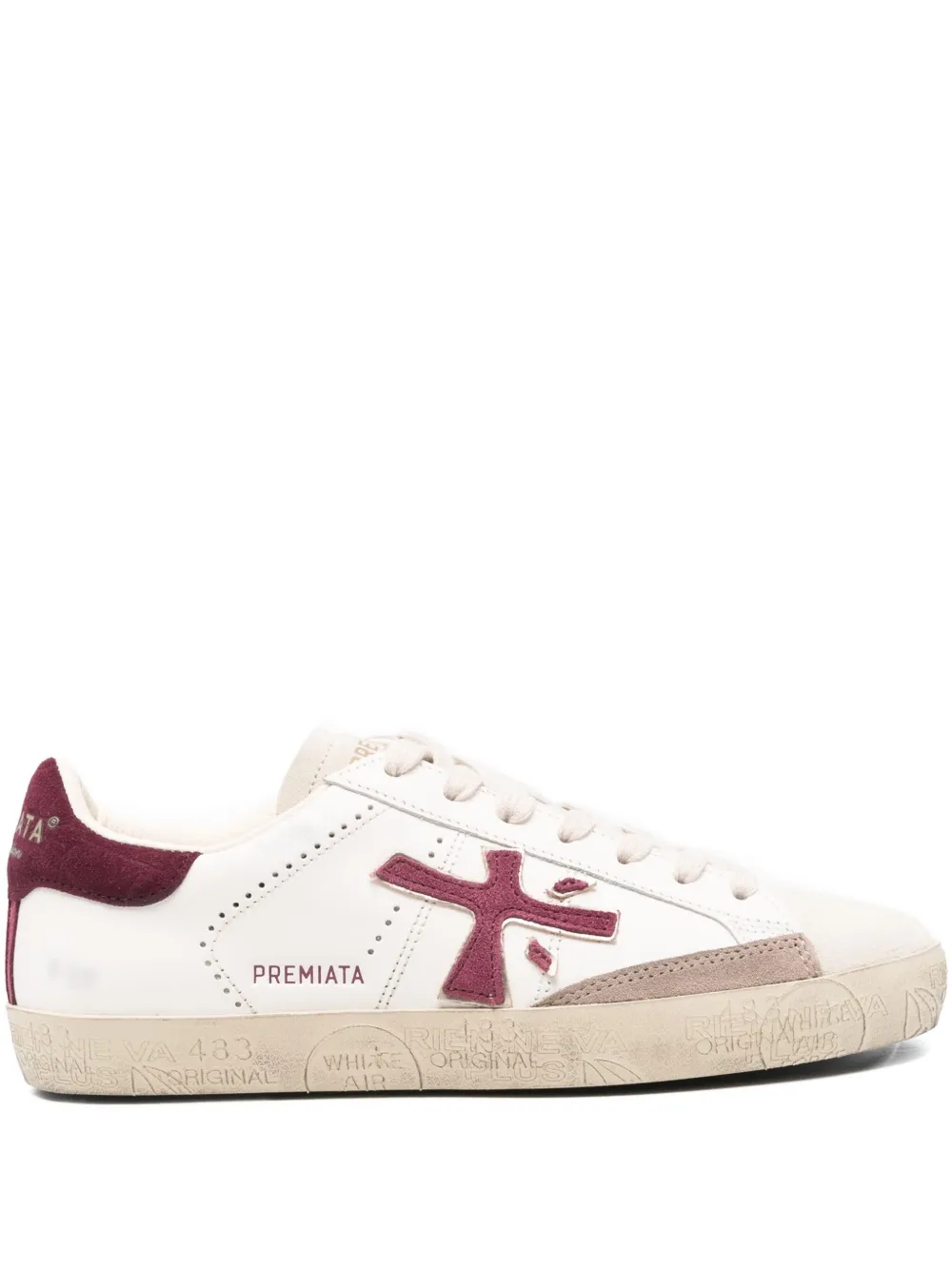 Premiata Suède sneakers Wit