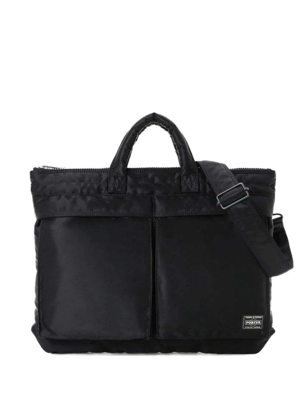 Porter-yoshida & Co Tanker Short Helmet Tote Bag In Black