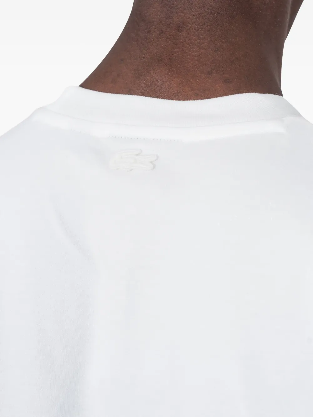 Lacoste Katoenen T-shirt Wit