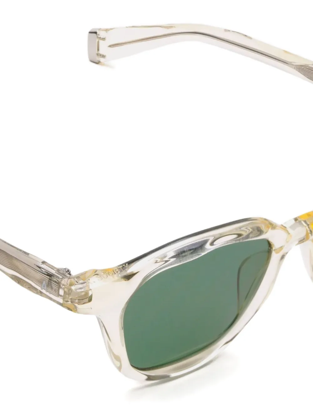 Navy Square-Frame Sunglasses