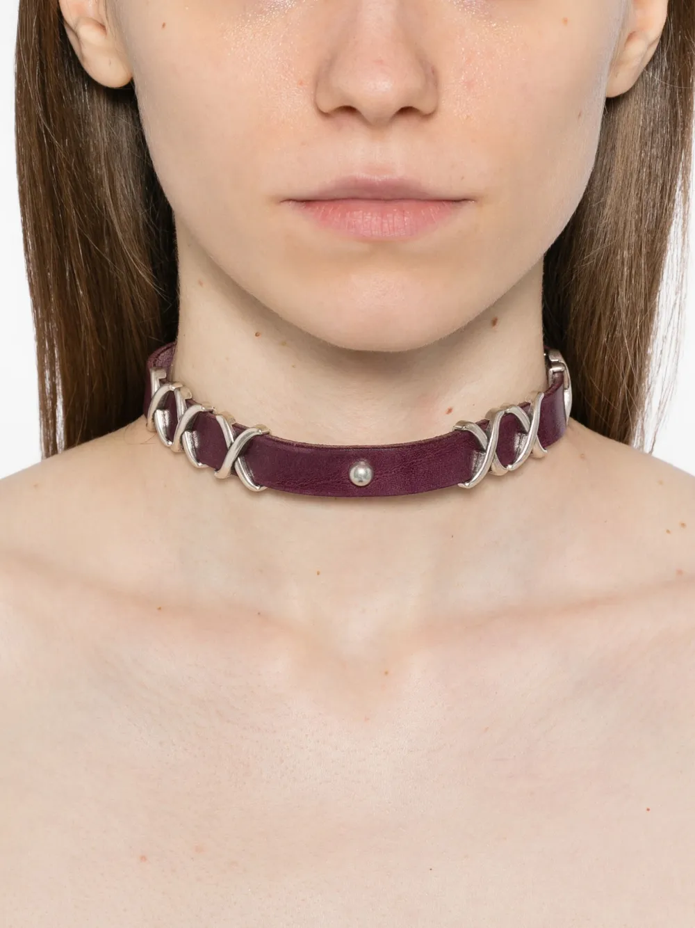 OUR LEGACY Choker necklace - Rood