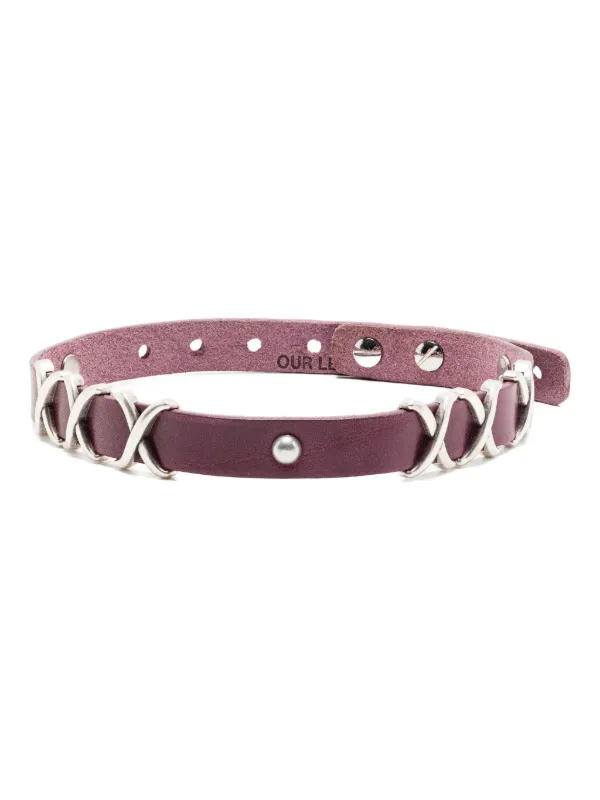 OUR LEGACY Choker ネックレス | パープル | FARFETCH JP