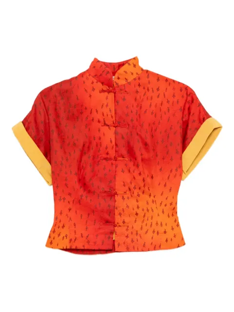 SAMUEL GUÌ YANG graphic-print top