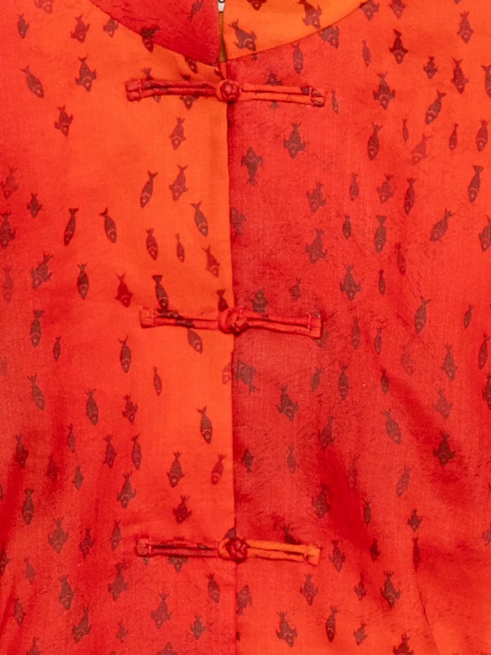 Samuel Gui Yang Graphic-print Top In Red