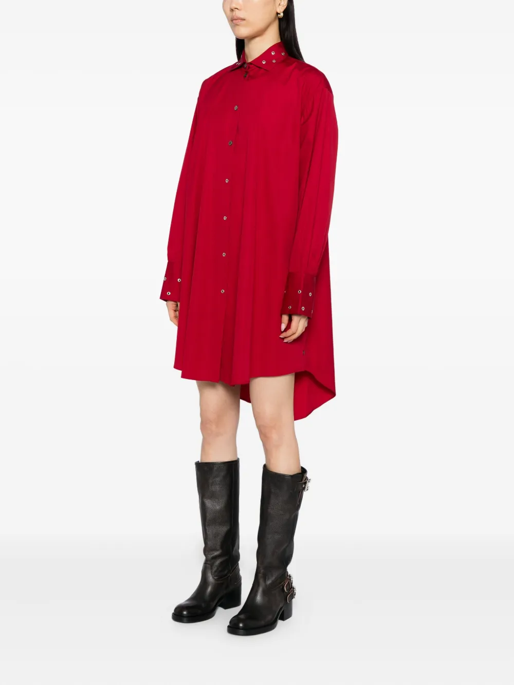 OUR LEGACY Frock mini-jurk Rood