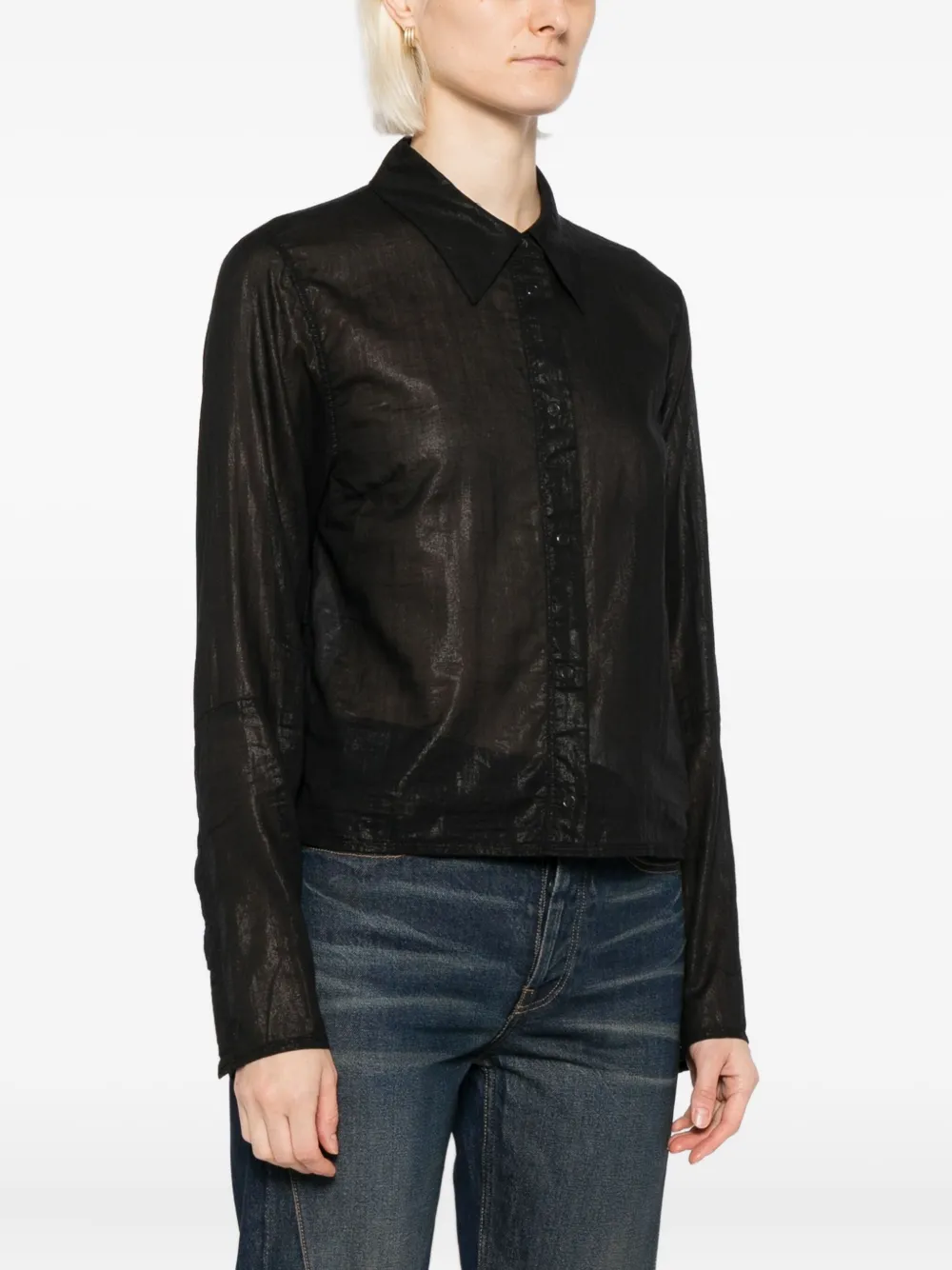 OUR LEGACY Auto blouse Zwart