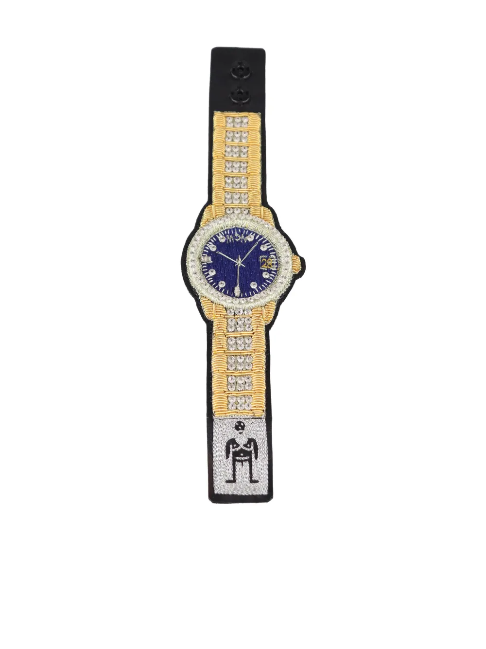 Walter Van Beirendonck Classic buttoned bracelet | Blue | Image 1