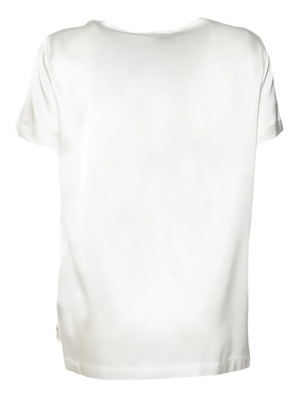 SOLOTRE Top met ronde hals - Wit