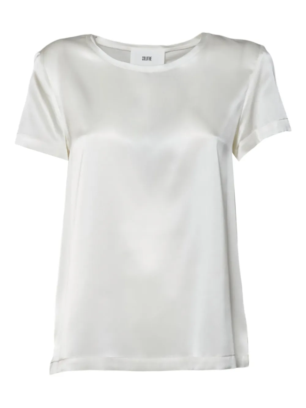 SOLOTRE Top girocollo - Bianco