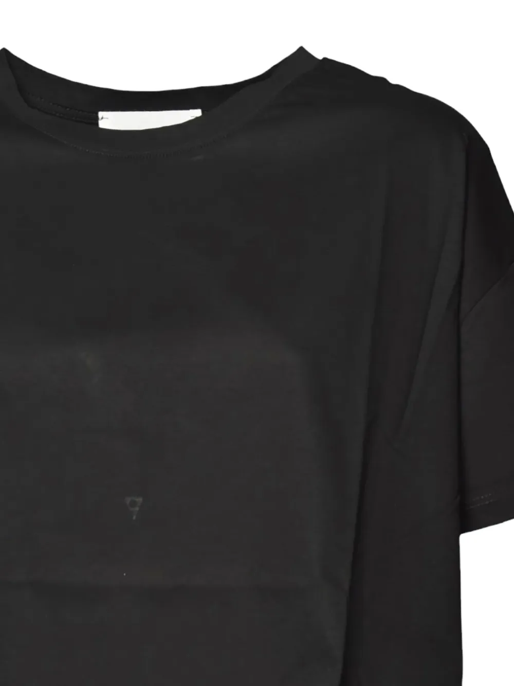 Solotre Crew-neck T-shirt In Black
