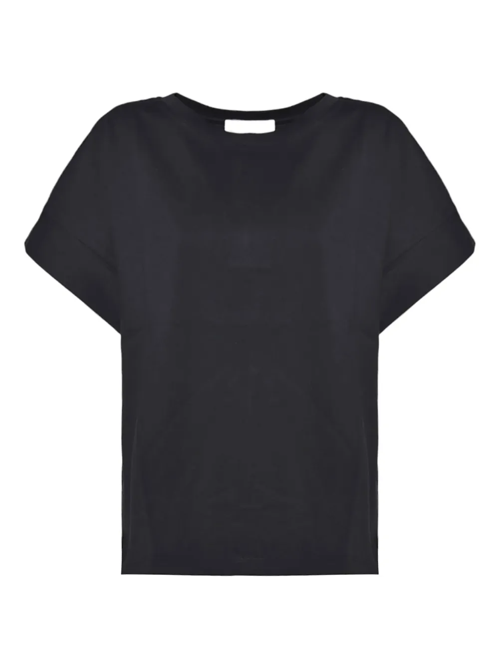 Solotre Cuffed T-shirt In Black