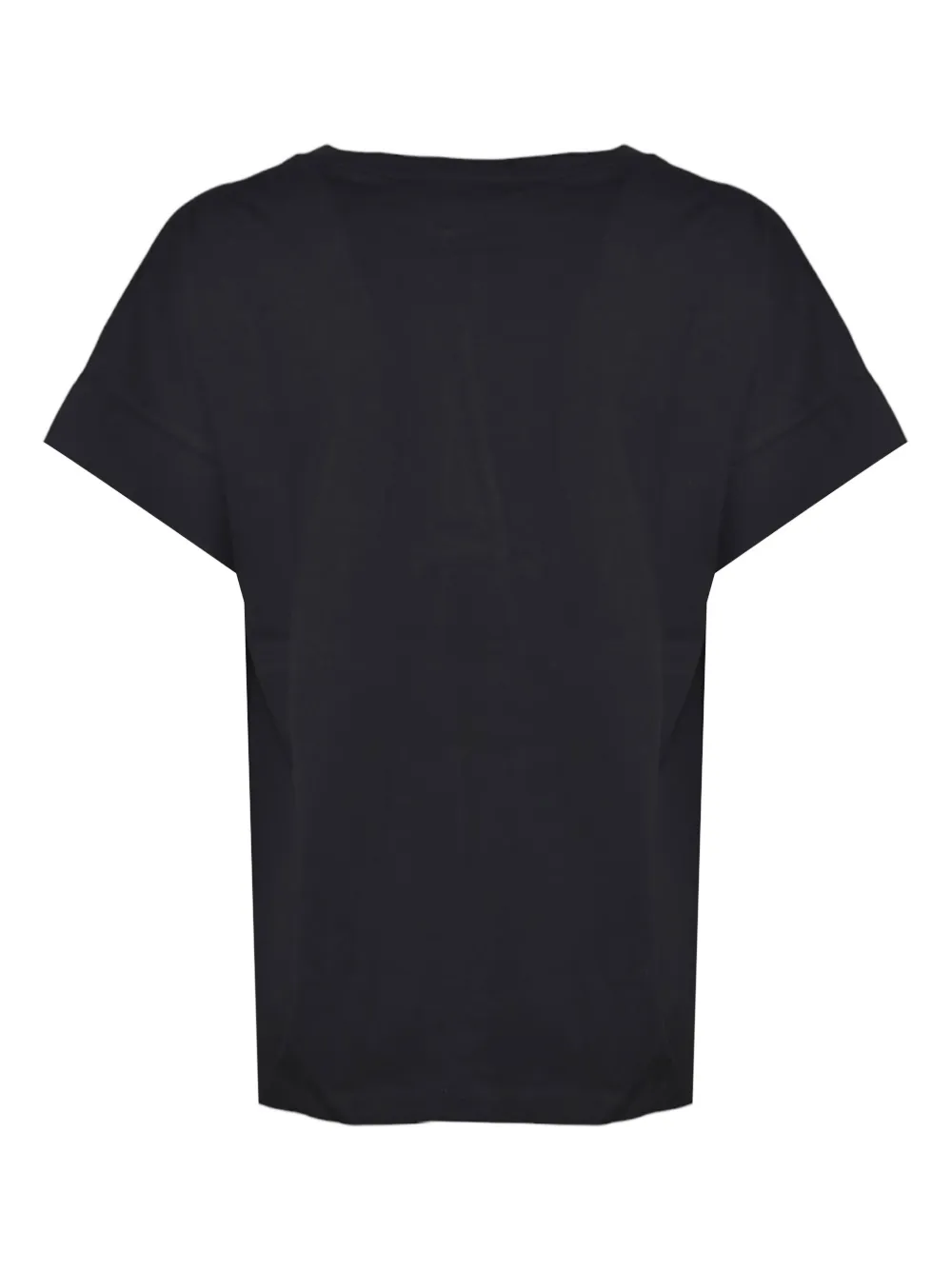 Solotre Cuffed T-shirt In Black