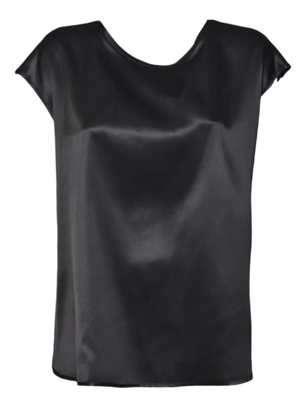 SOLOTRE tie-detail top | Black | Image 1