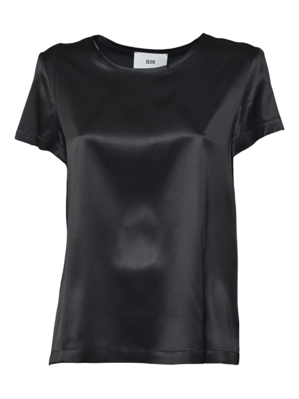 SOLOTRE short-sleeve top | Black | Image 1