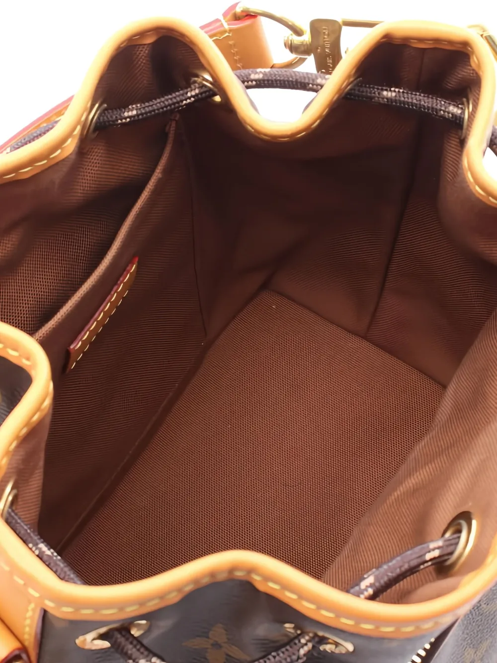 LOUIS VUITTON Pre-owned 2021s Noé Cargo Monogram-canvas Bucket Bag In Brown