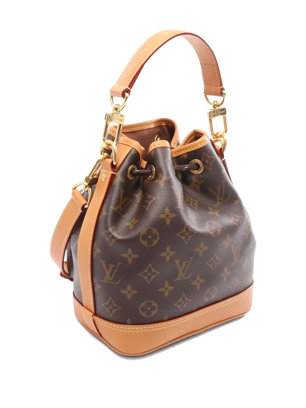LOUIS VUITTON Pre-owned 2021s Noé Cargo Monogram-canvas Bucket Bag In Brown
