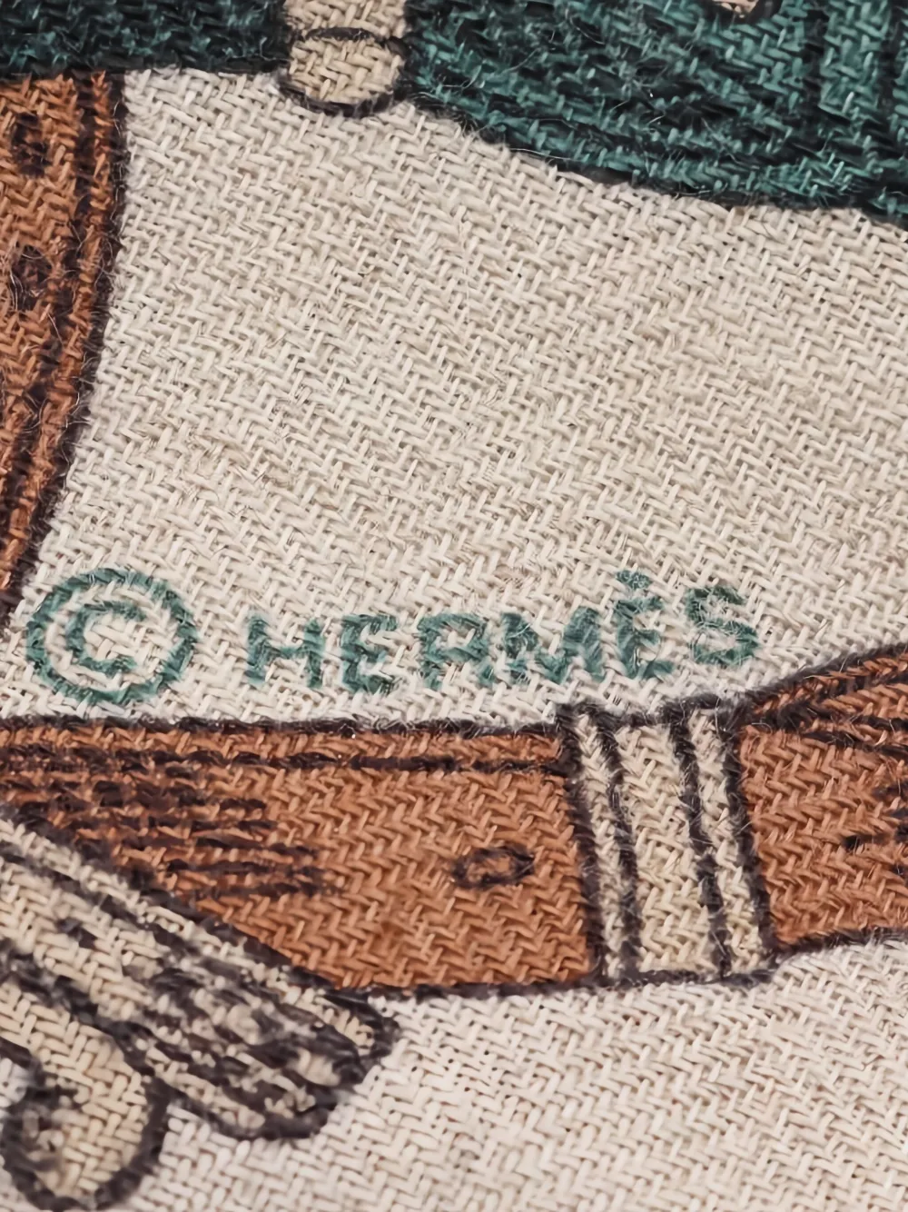 Hermès Pre-Owned 2010s Carré Jean 140 printed scarf | Image 2