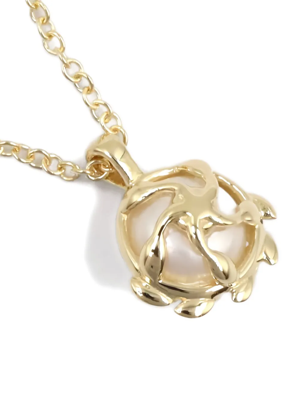 Tiffany & Co Eyewear 18K white gold Olive Leaf pearl necklace | Image 2