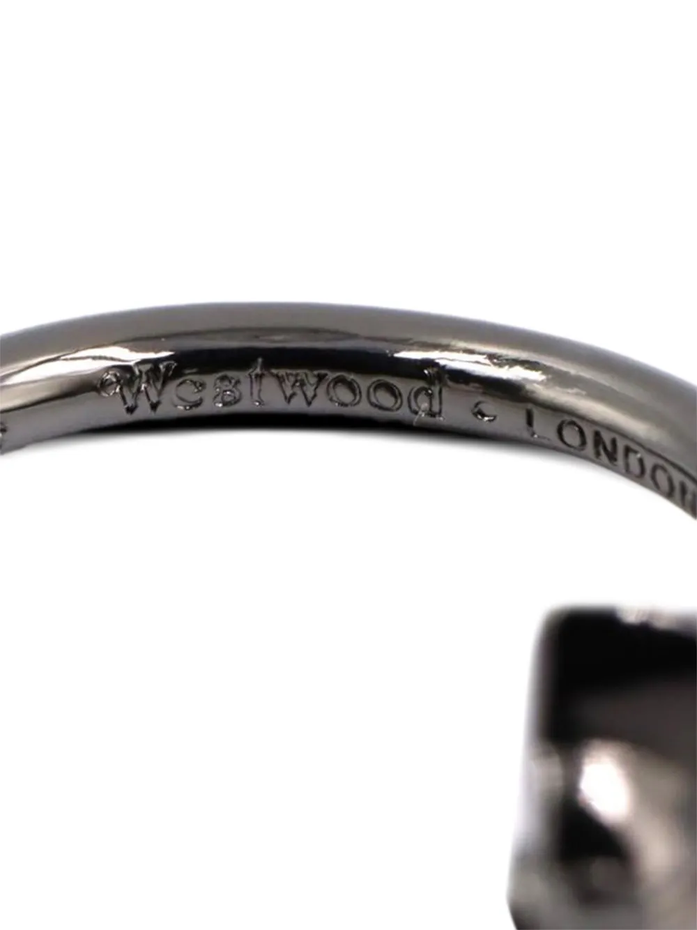 Pre-owned Vivienne Westwood Orb Hoop Earrings In Silver