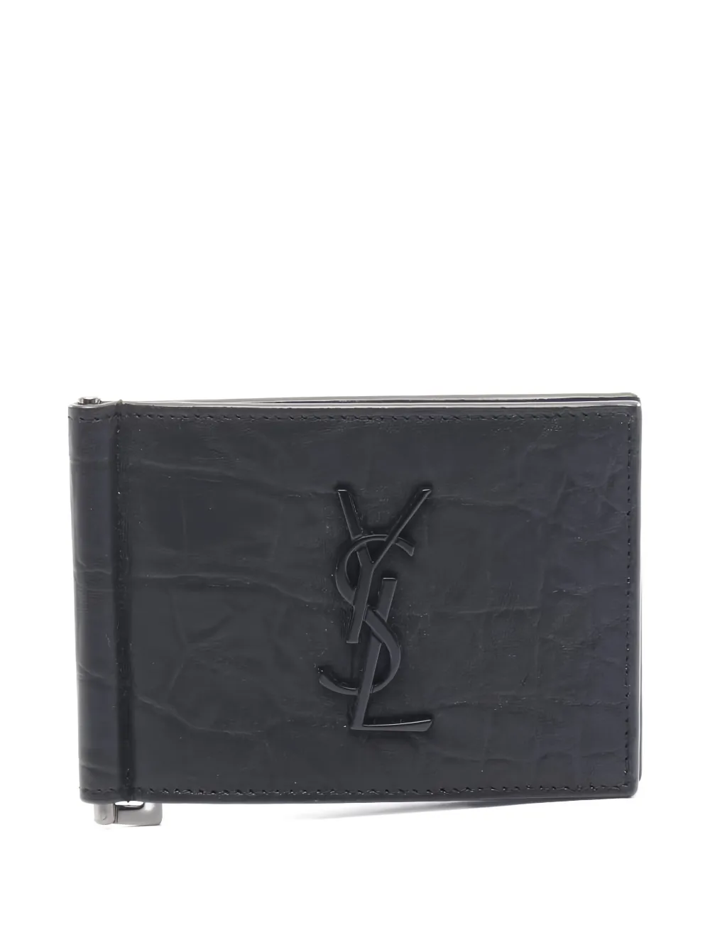 Saint Laurent Pre-Owned monogram bi-fold wallet | Black | Image 1