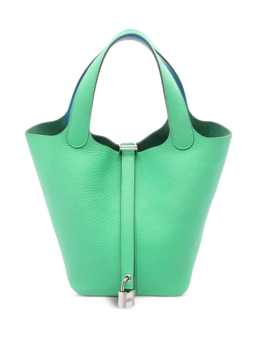 Hermès Pre-Owned 2024 Picotan Lock Éclat PM handbag - グリーン Hermès Pre-Owned 2024 Picotan Lock Éclat PM handbag - グリーン