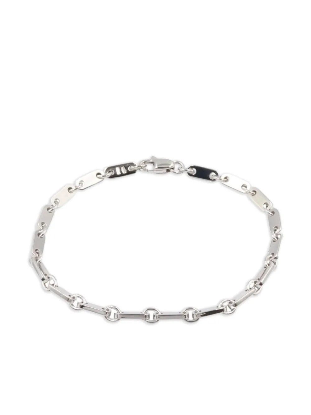 Cartier 18K white gold Figaro bracelet | Silver | Image 1