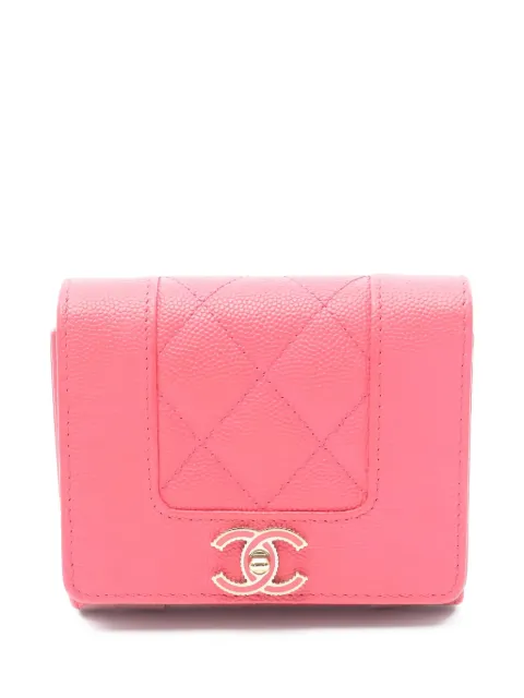 CHANEL Pre-Owned 2020-2021s Mademoiselle diamond-quilting wallet