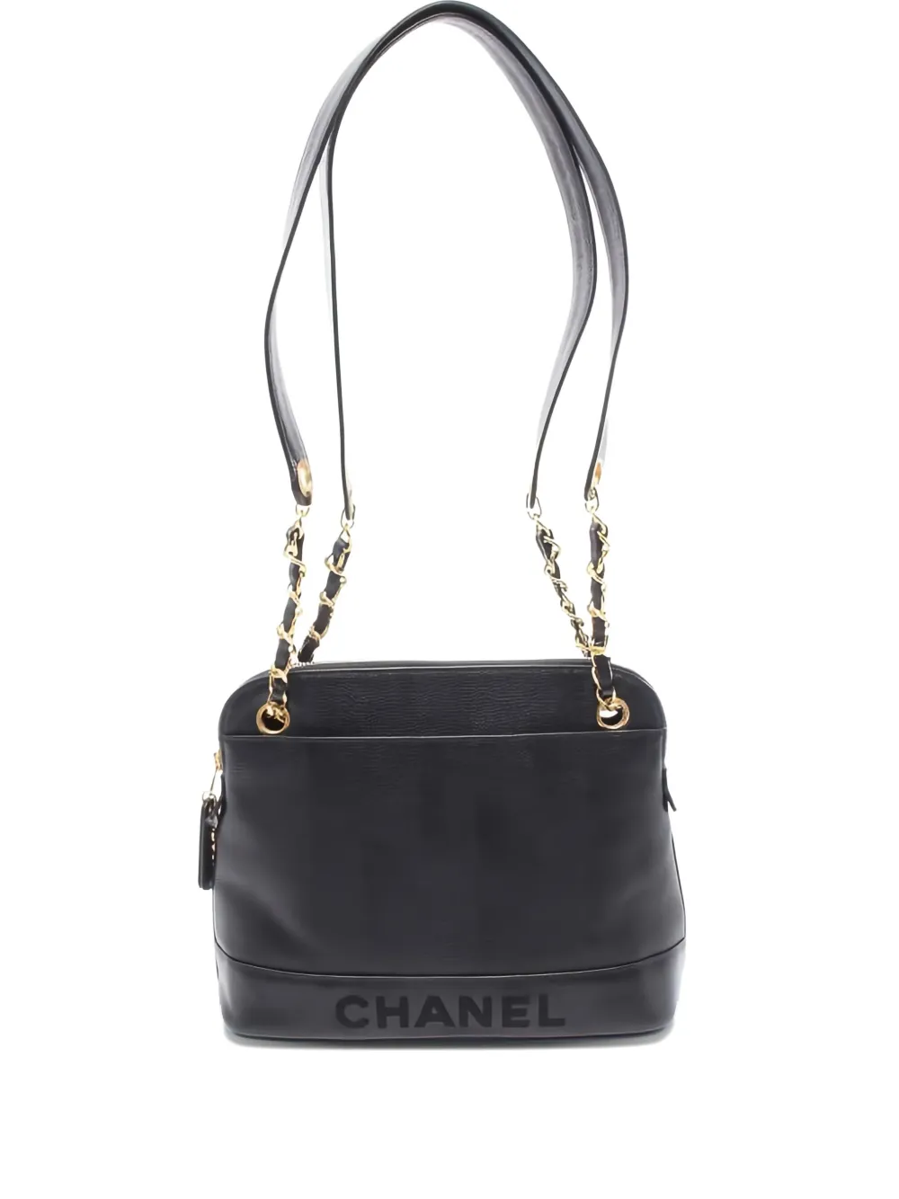 CHANEL Pre-Owned logo-detail shoulder bag | Black | Image 1