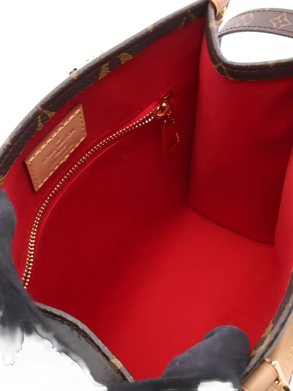 Pre-owned Louis Vuitton Sac Plat Bb Monogram Two-way Handbag In Brown