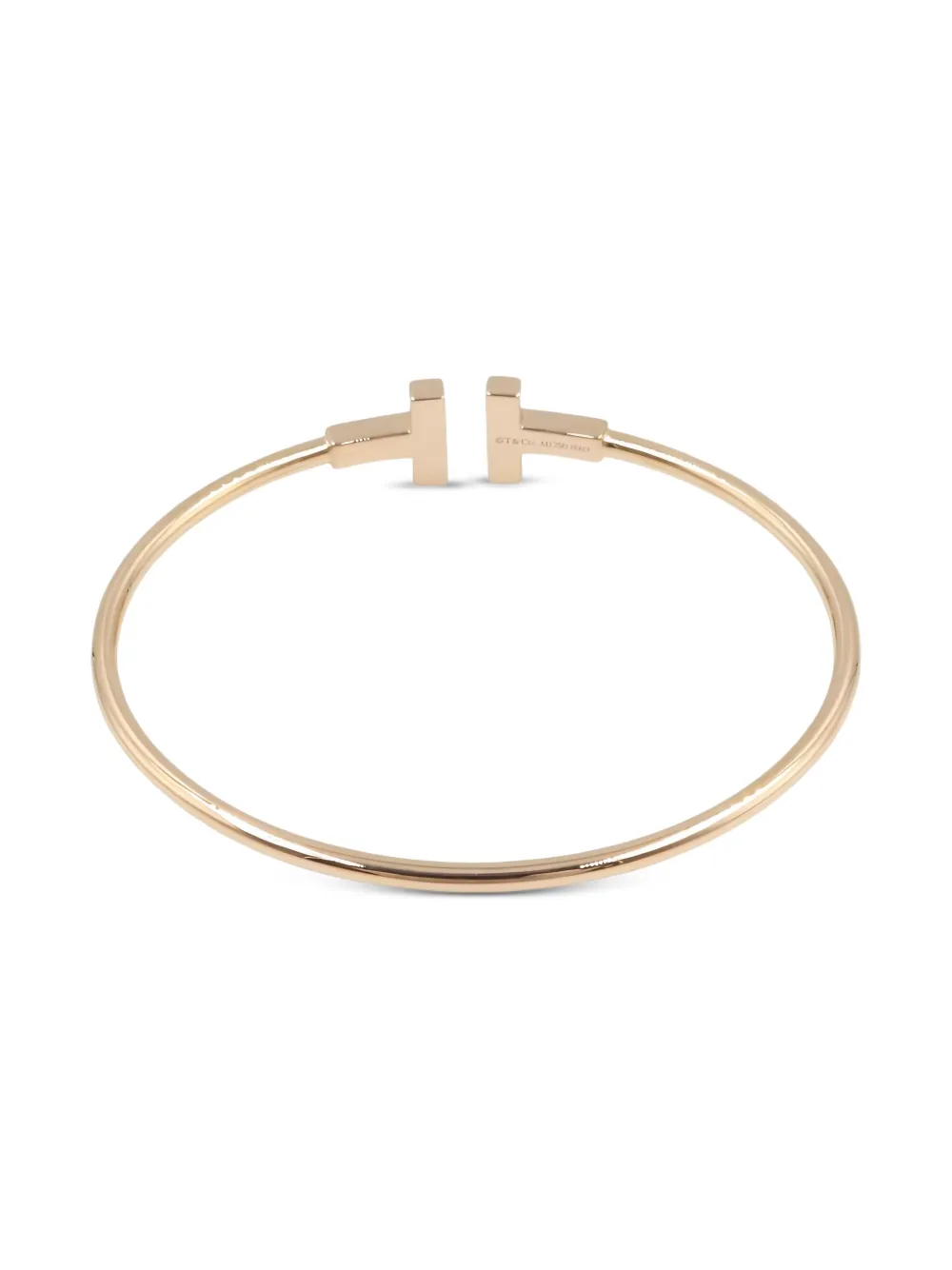Tiffany & Co Eyewear 18K rose gold T-wire diamond bangle | Image 2