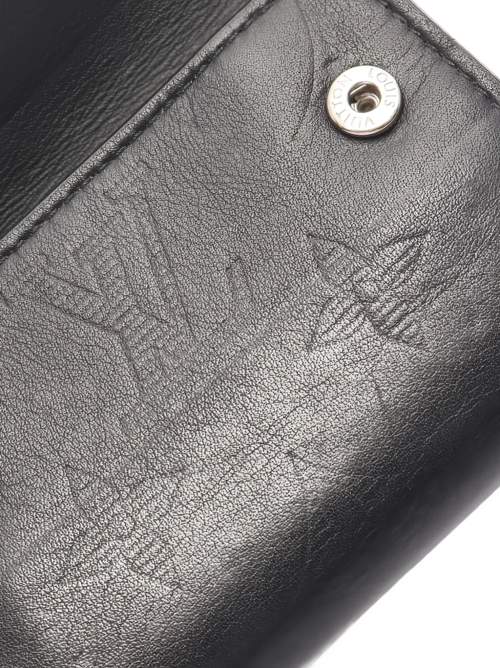 Pre-owned Louis Vuitton Discovery Wallet In Black