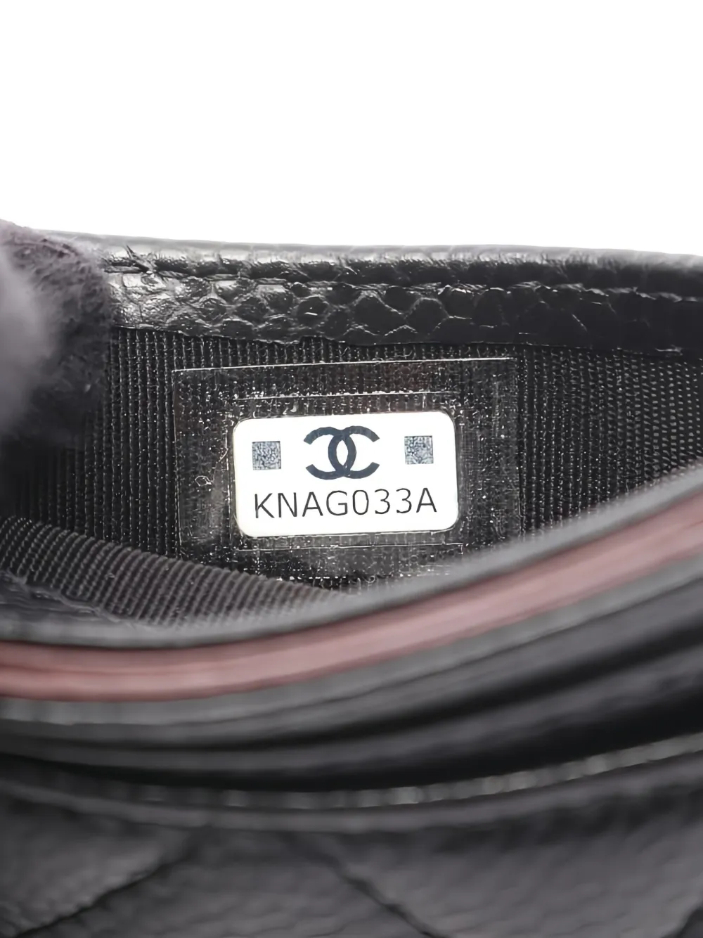 Pre-owned Chanel 2021s Diamond-quilting Card Case In Black