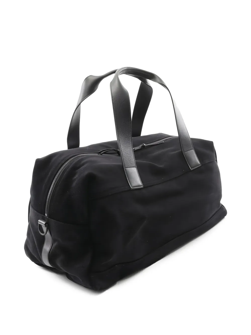 Saint Laurent Pre-Owned logo-embroidered leather duffle bag | Image 2