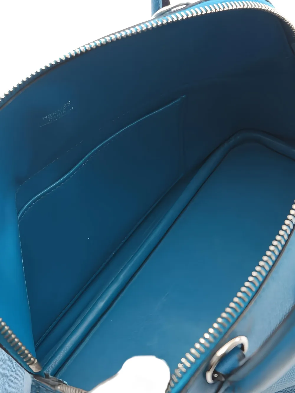 Pre-owned Hermes 2014 Bolide 27 Leather Handbag In Blue