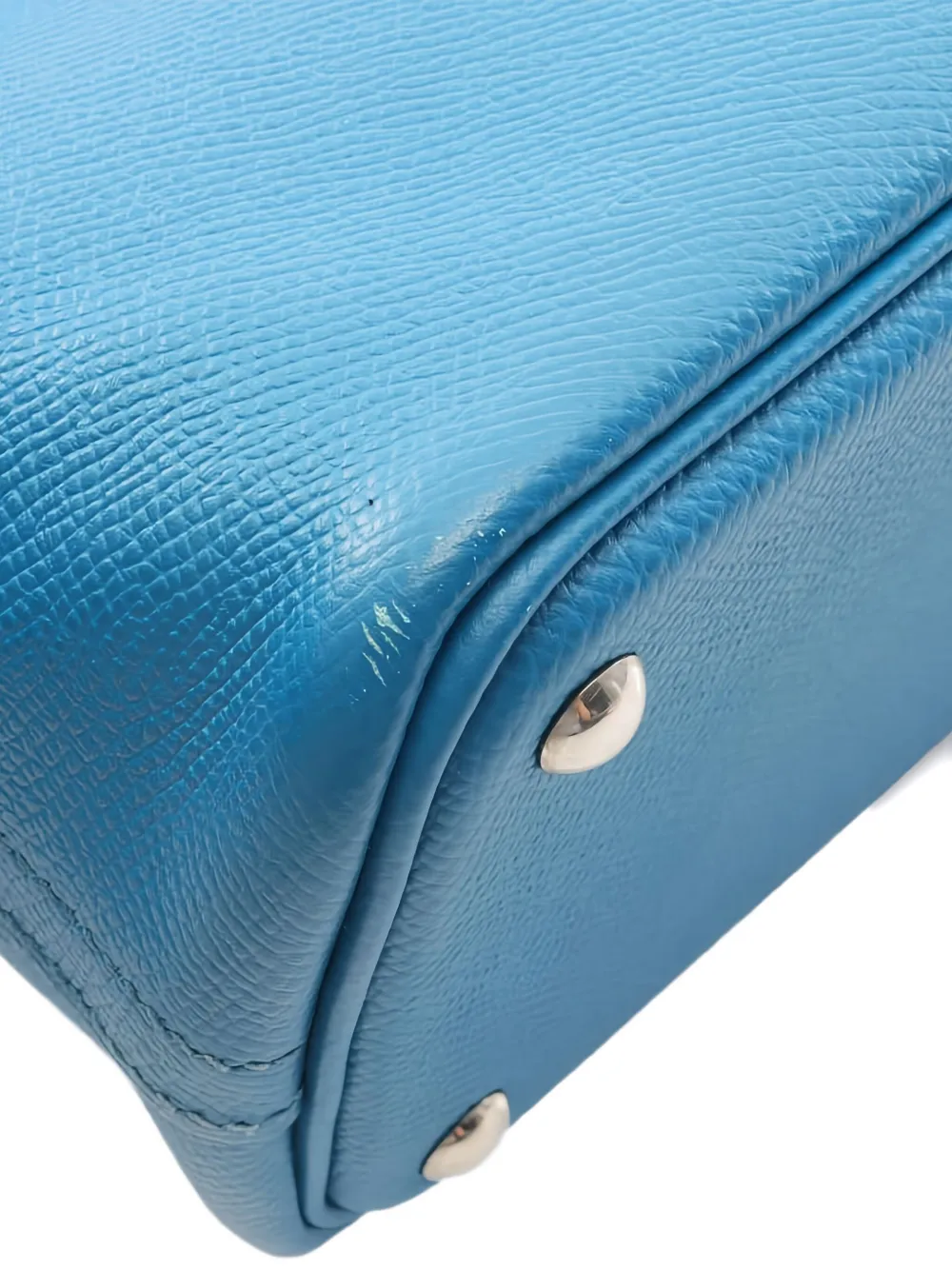 Pre-owned Hermes 2014 Bolide 27 Leather Handbag In Blue