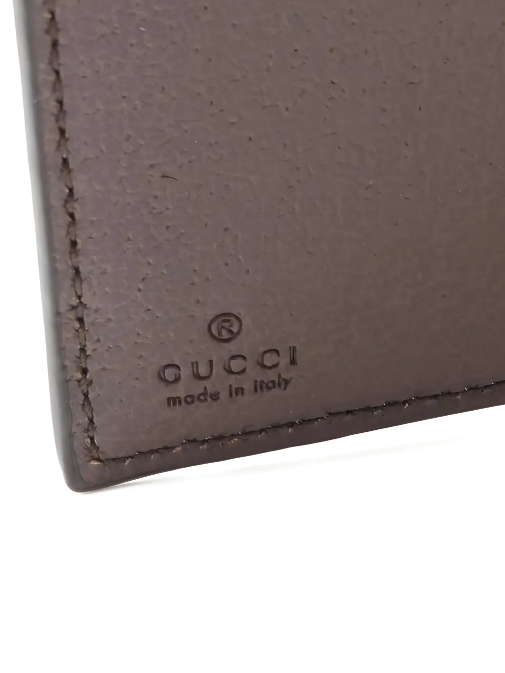 Pre-owned Gucci Ophidia Gg Supreme Card Case In Neutral