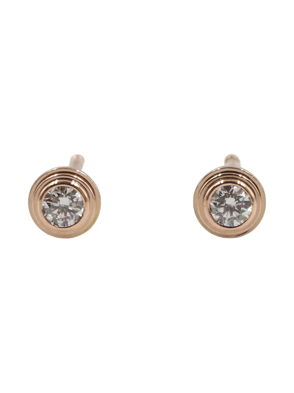 Cartier 18K rose gold D'Amour diamond earrings | Gold | Image 1