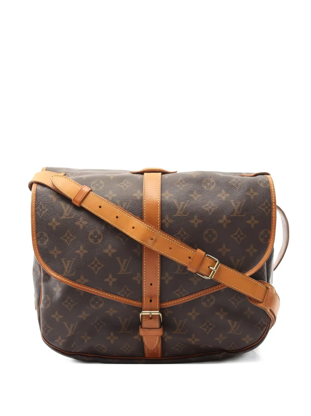 Louis Vuitton Pre-Owned ソミュール 35 ショルダーバッグ - ブラウン Louis Vuitton Pre-Owned ソミュール 35 ショルダーバッグ - ブラウン
