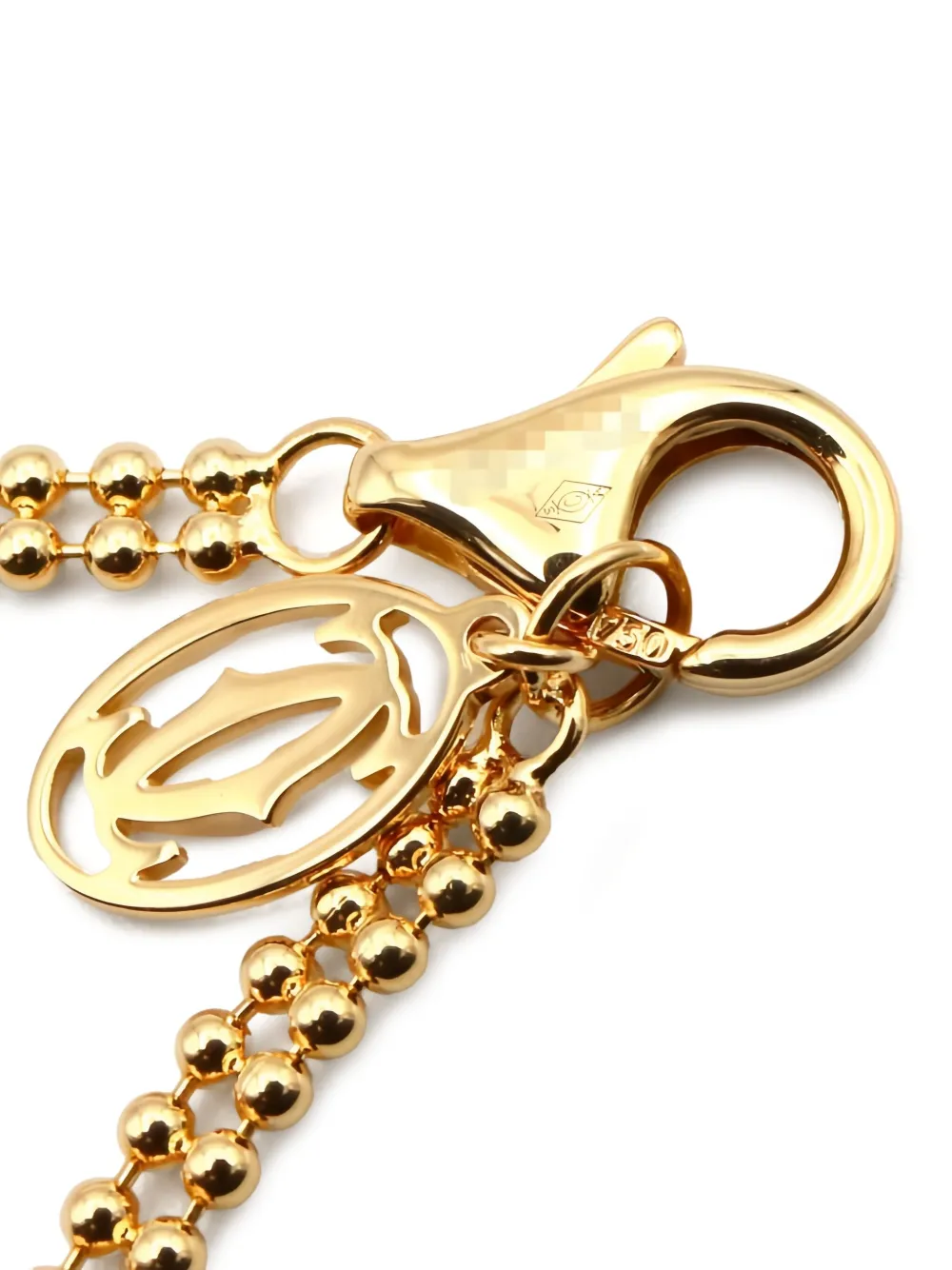  Cartier 2010s Trinity Diamond Necklace - Gold 