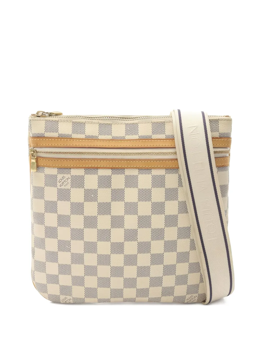Pre-owned Louis Vuitton Pochette Bosphore Shoulder Bag In Neutral