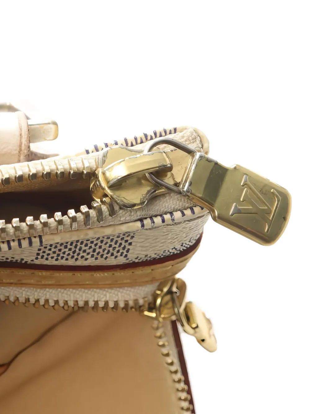 Pre-owned Louis Vuitton Pochette Bosphore Shoulder Bag In Neutral