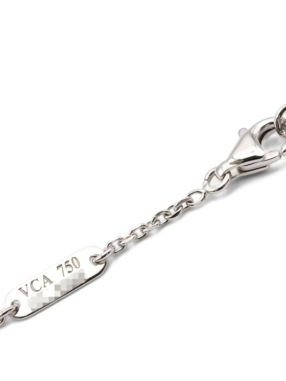 Pre-owned Van Cleef & Arpels 2010s 18k White Gold Diamond Necklace