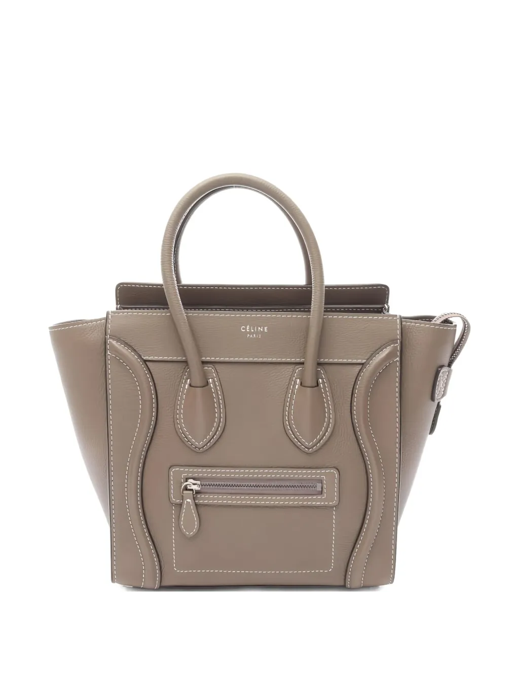 Pre-owned Celine 2010s Leather Tote Bag In Brown