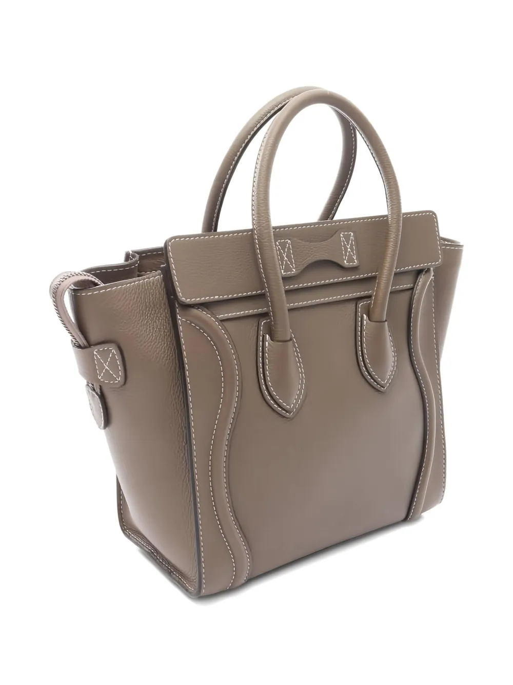 Pre-owned Celine 2010s Leather Tote Bag In Brown