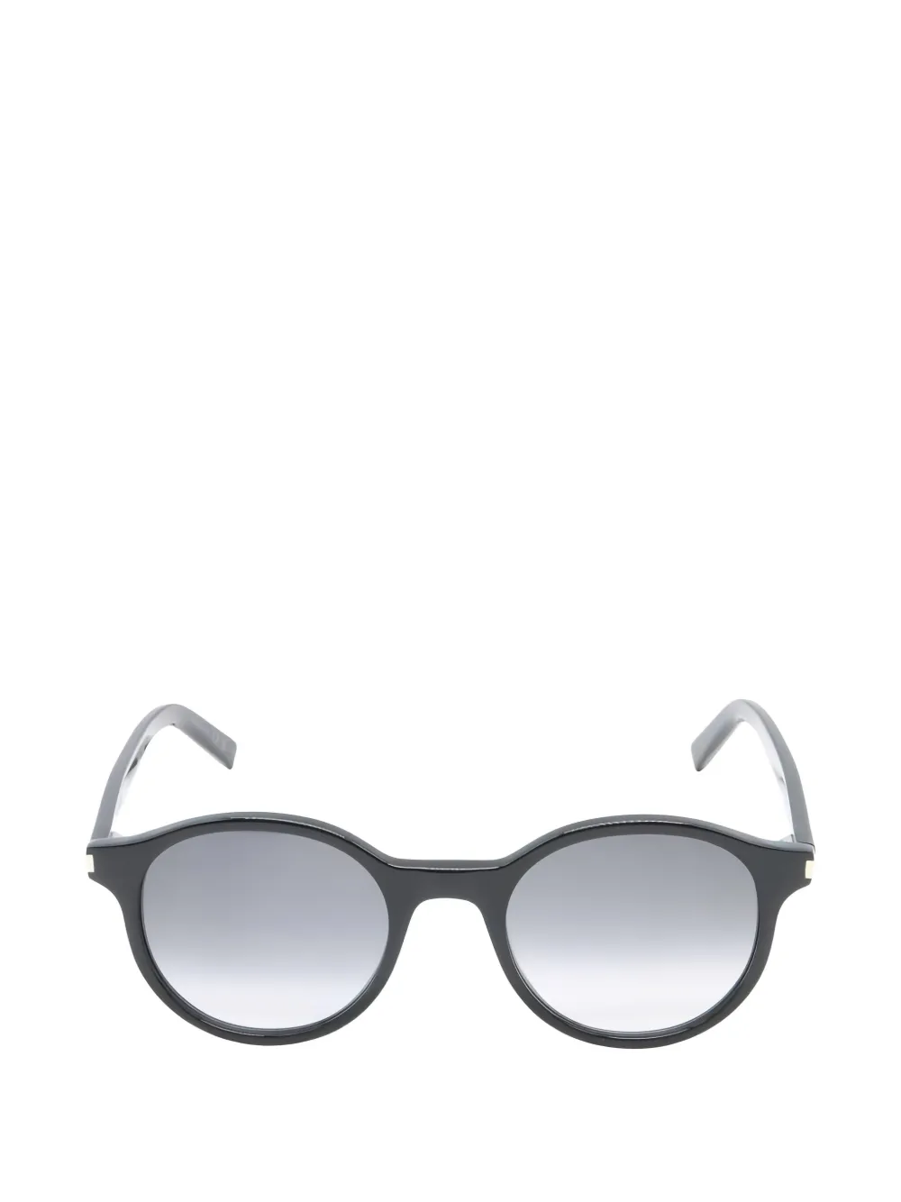 Click to view more detailed imagery on our partner's website Pre-owned Saint Laurent 2020s Round-frame Sunglasses In Black