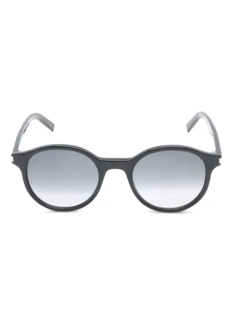 Saint Laurent Pre-Owned lentes de sol con armazón redonda 2020