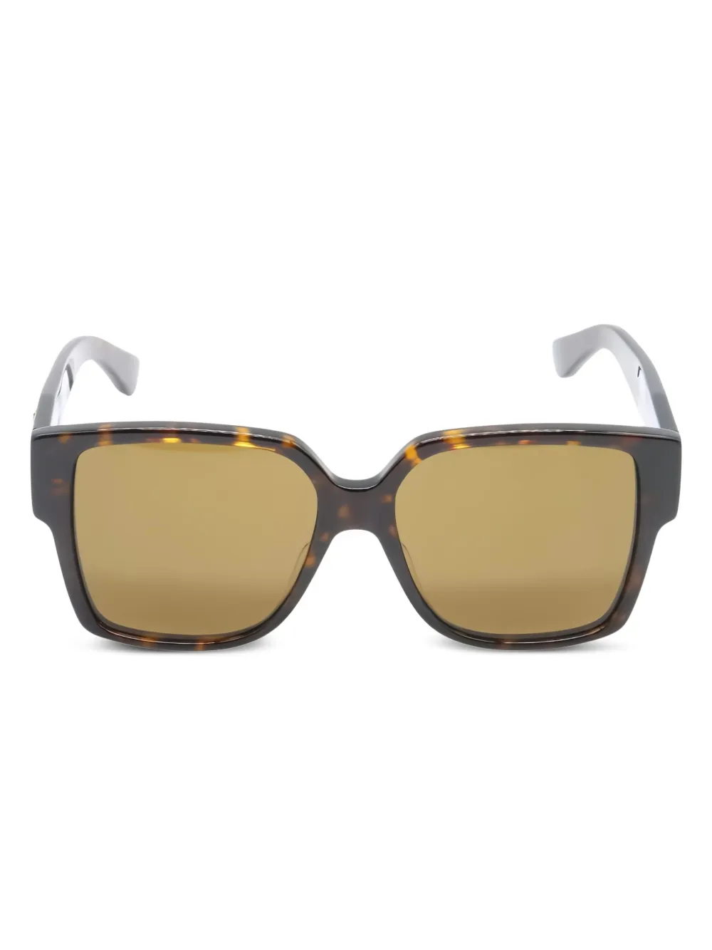 Saint Laurent Pre-Owned 2020s geometric sunglasses | Brown | Image 1