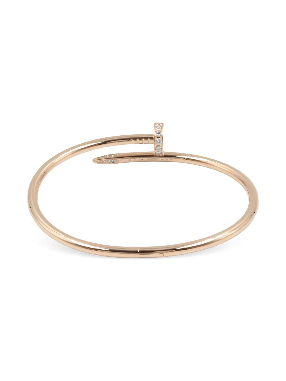 Cartier 18K rose gold Juste Un Clou diamond bracelet | Women | Image 2